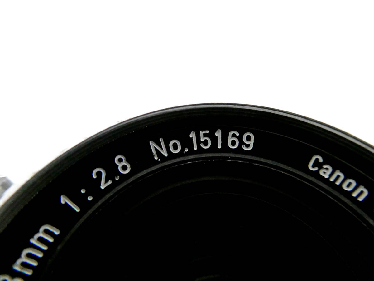 【Canon/キヤノン】卯④258//CANON LENS 28mm 1:2.8/Lマウント/28mm ファインダーの画像10