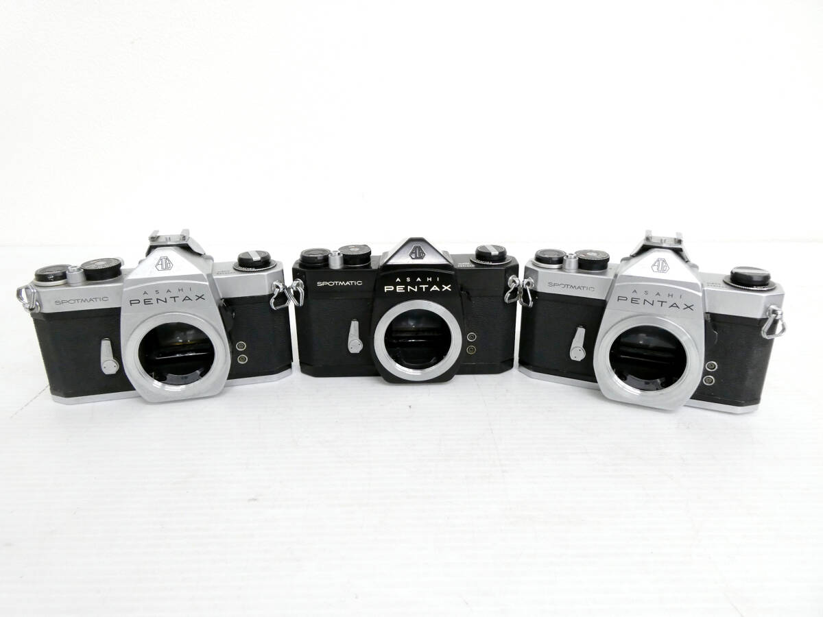 【ASAHI PENTAX/アサヒペンタックス】卯③106//SPOTMATIC SP ボディ/3台/ブラック/シルバーの画像2