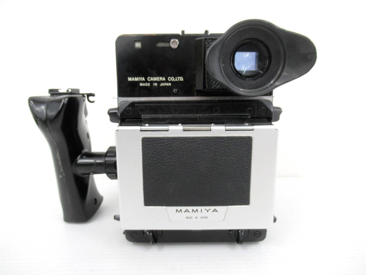 【MAMIYA/マミヤ】卯①299//UNIVERSAL/SEKOR 1:3.5 f=100mm/ロールフィルムホルダー /ピントスクリーン/グリップの画像3