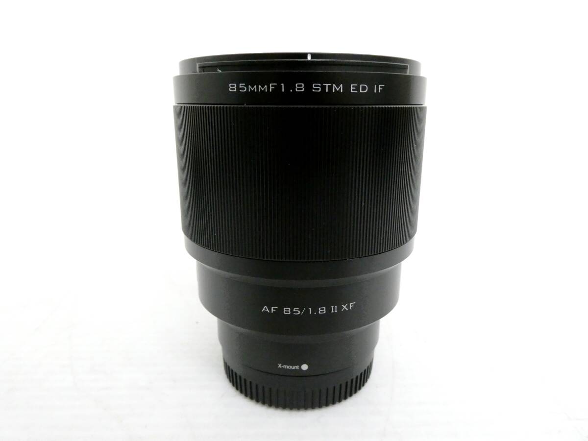 【VILTROX】卯②268//ビルトロックス PFU RBMH 85mm F1.8 STM/Xマウント 防湿庫保管品 極美品の画像6