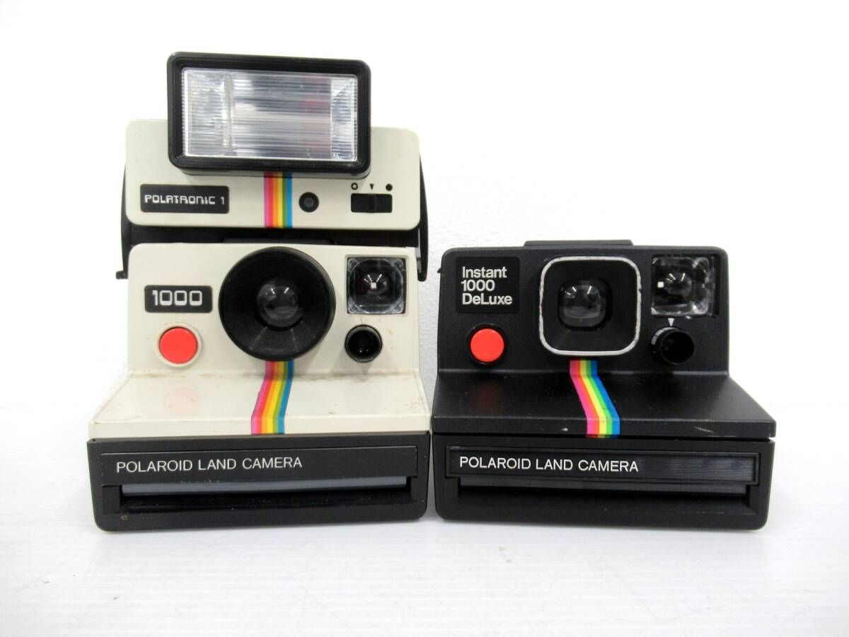 【POLAROID】卯①469//Instat 1000 Deluxe/POLATRONIC 1000/LAND CAMERA/レトロ/昭和/インテリアの画像2