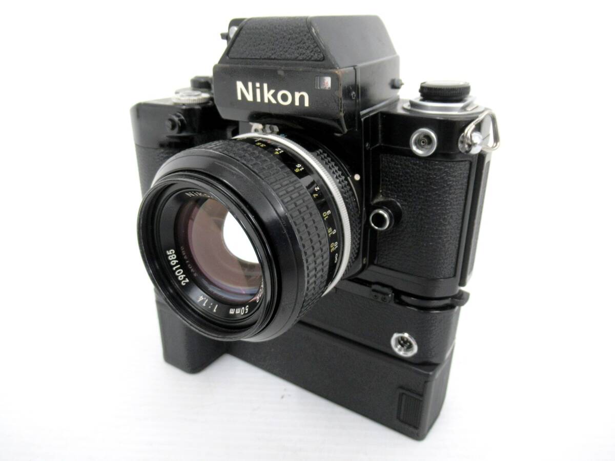 【Nikon/ニコン】卯④382//F2 ボディ/MD-3/MB-2/NIKKOR 50mm 1:1.4の画像1