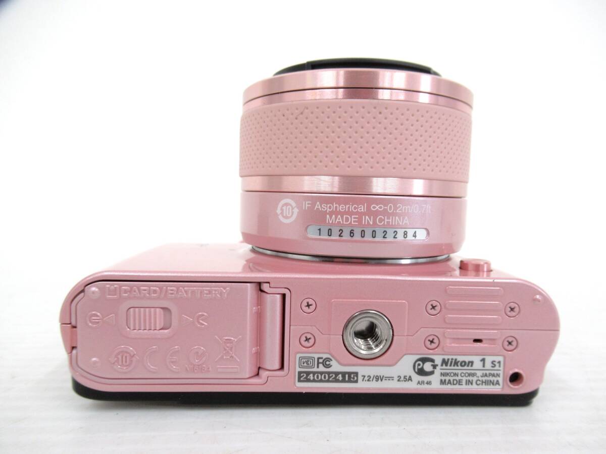【Nikon/ニコン】卯③231//Nikon1 S1/1 NIKKOR 10-30mm 1:3.5-5.6 VR/ピンク
