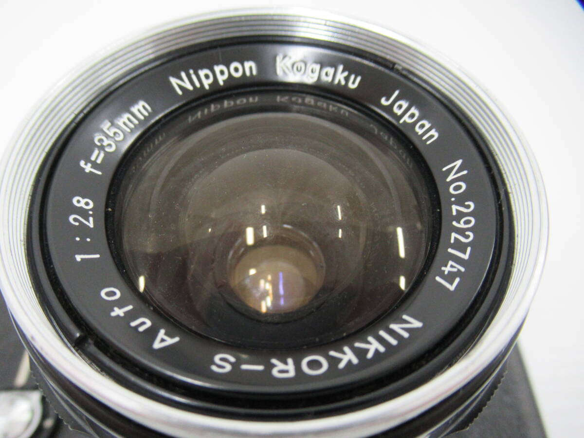 【Nikon/ニコン】卯③245//Fアイレベル/ブラック/NIKKOR-S Auto 1:2.8 f=35mm_画像8