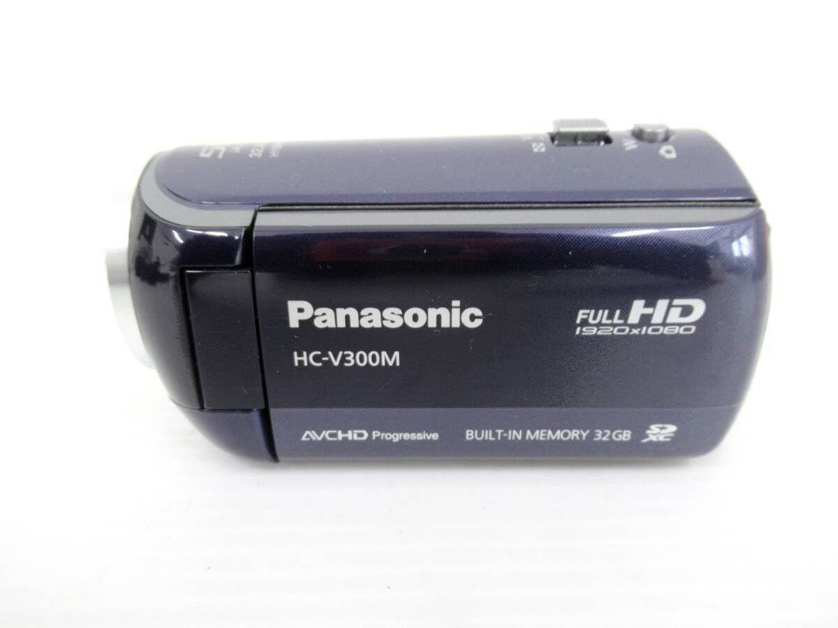 【Panasonic/パナソニック】卯⑤183//箱付 HC-V300M ブルーカラー ビデオカメラ///_画像2
