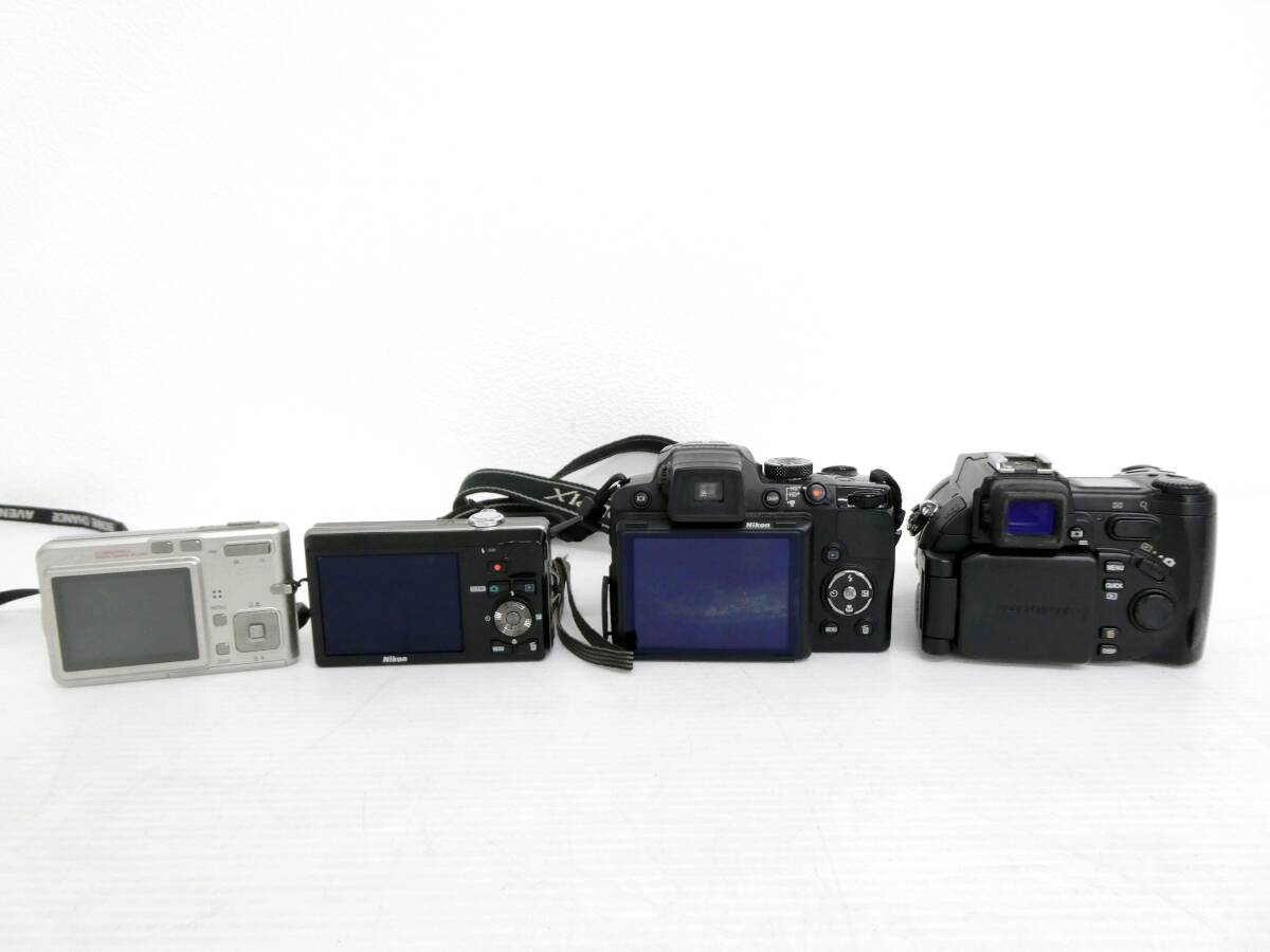 [Nikon/ Nikon CASIO].①684// compact digital camera 4 pcs summarize COOLPIX P500/5700/S6000 other ///