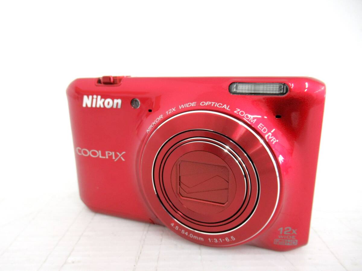 【Nikon/ニコン】卯④412//COOLPIX S6400 レッド/コンデジ/コンパクトデジタルカメラ_画像1
