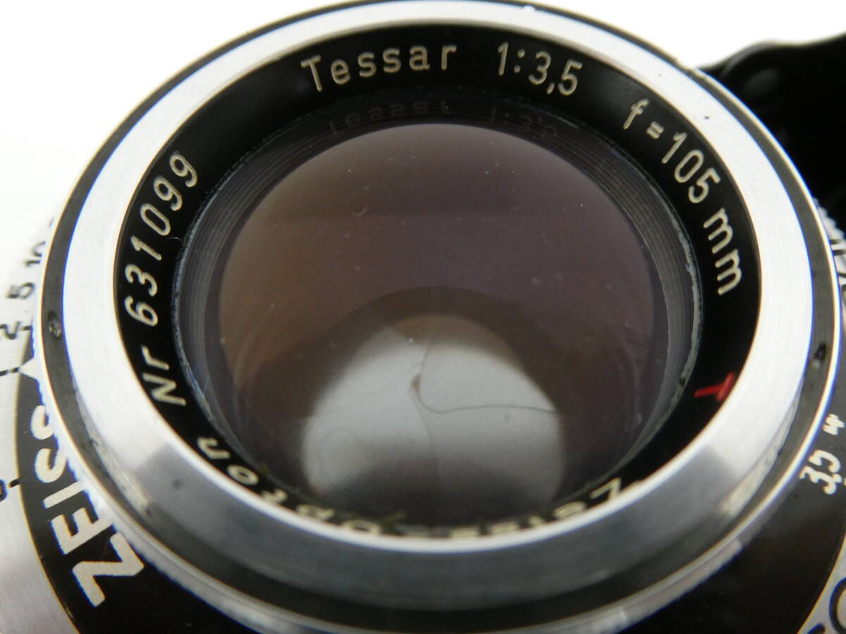 【ZEISS IKON】卯④451//Tessar 1:3.5 f=105mm T/Zeiss-Opton//_画像9