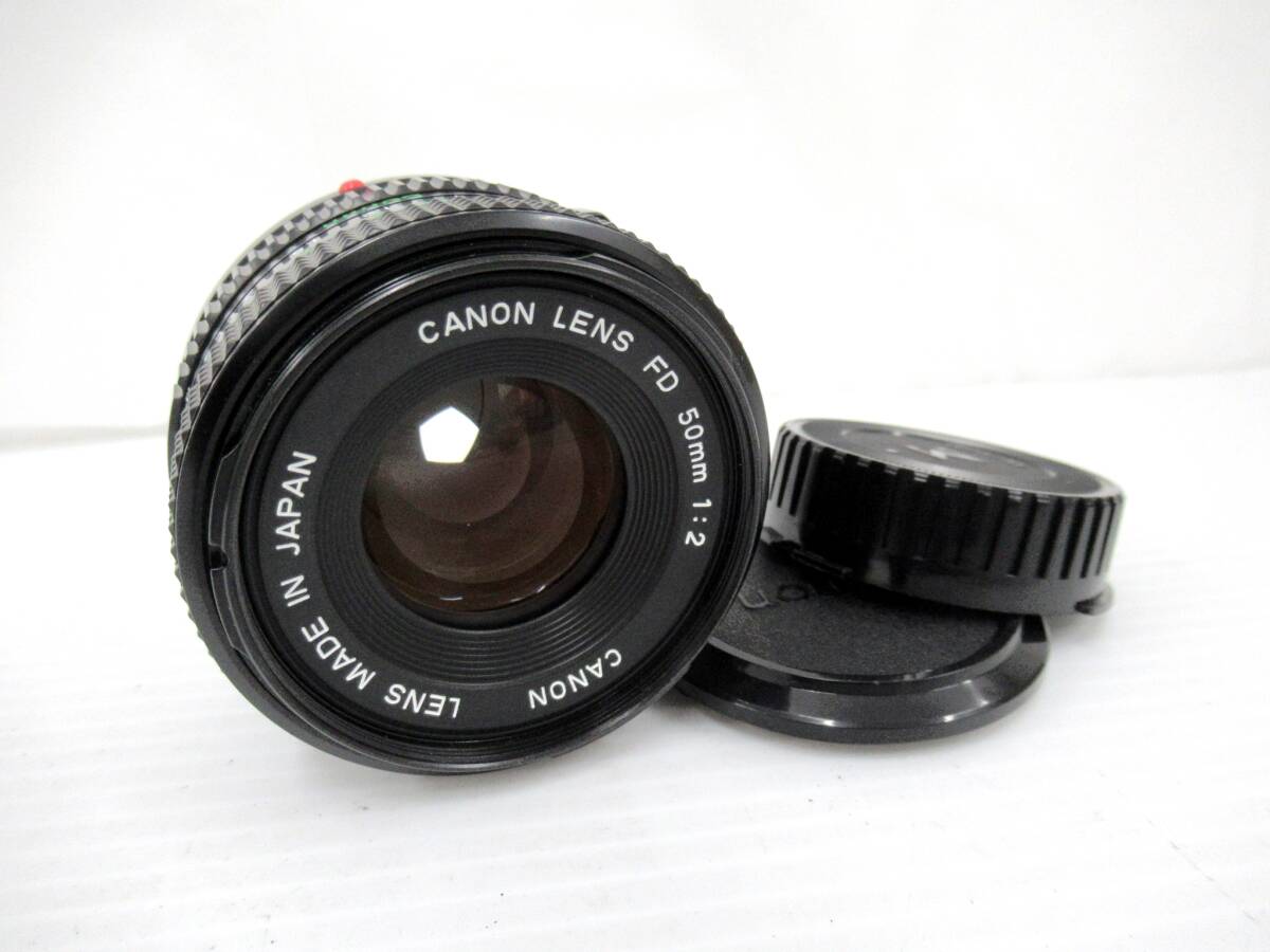 【Canon/キヤノン】卯①710//CANON LENS FD 50mm 1:2/防湿庫保管/美品_画像1