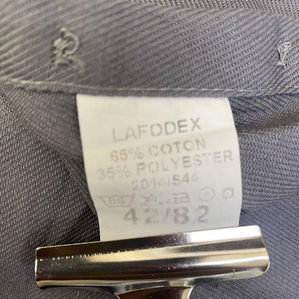 LAFODEX カーゴパンツ グレー ボタンフライ ワークパンツ サイドポケット 42/82 実寸W32in USA 海外輸入 古着 S1-N153_画像10