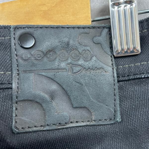 BONOBO DENIM デニムジーンズパンツ ブラック ボタンフライ US32 実寸W32in USA 海外輸入 古着 S220513-H749_画像3