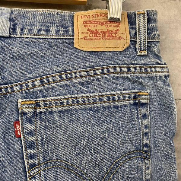 Levi's リーバイス 551 デニムジーンズパンツ ライトブルー ジップフライ 14M 実寸W32in 15551-4837 USA 海外輸入 古着 L10263_画像7