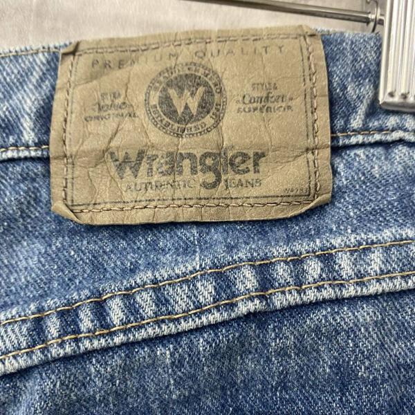 Wrangler ラングラー デニムジーンズパンツ ブルー ジップフライ W33L32 実寸W33in 97601VR USA 海外輸入 古着 W220823-N075_画像5