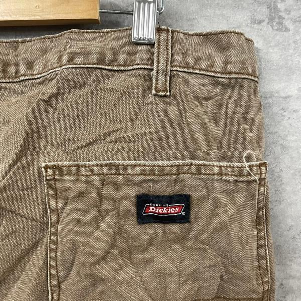 Dickies ディッキーズ ブラウン ジップフライ ワークパンツ 40×30 実寸W39in 大きいサイズ ED2188TB USA 海外輸入 古着 SK10125_画像10