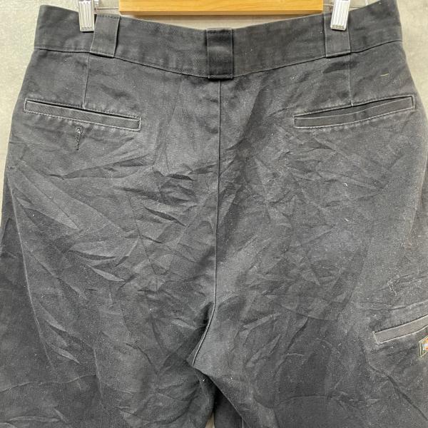 Dickies ディッキーズ ブラック ジップフライ ショート ハーフパンツ 34 実寸W34in 42283BK USA 海外輸入 古着 S220209-N224の画像4