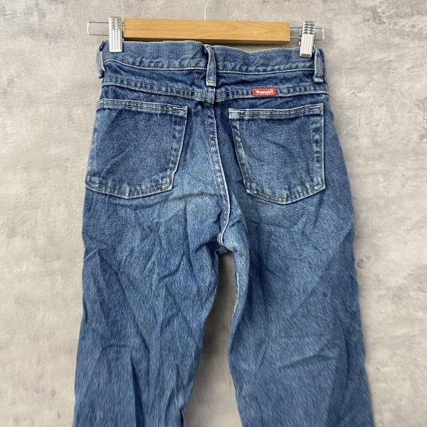 Wrangler ラングラー デニムジーンズパンツ ブルー ジップフライ キッズ 10レギュラー 実寸W24in 955BBDR USA 海外輸入 古着 W221026-N220_画像4