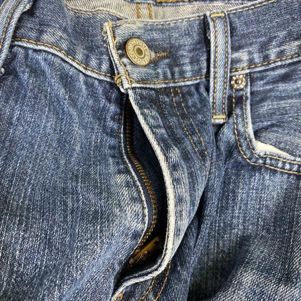 Levi's リーバイス 514TM デニムジーンズパンツ ブルー ジップフライ 赤タブ W32L34 実寸W31in USA 海外輸入 古着 L10066_画像9