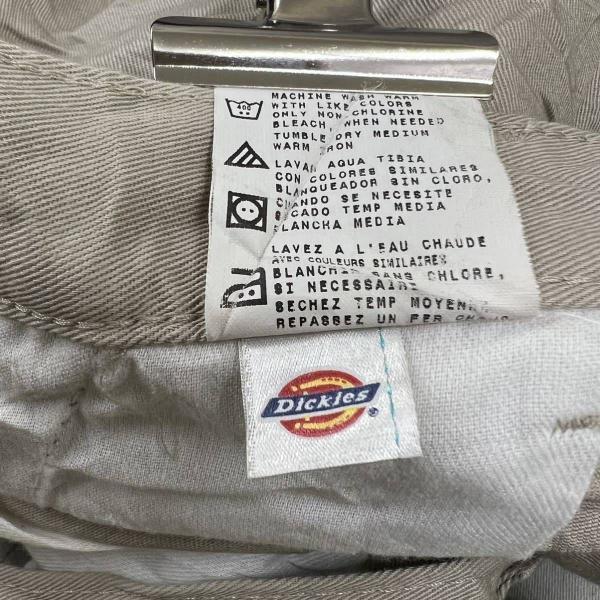 Dickies ディッキーズ カーキベージュ ジップフライ ワークパンツ 48×32 実寸W48in 大きいサイズ WP314KH USA 海外輸入 古着 S10060_画像9