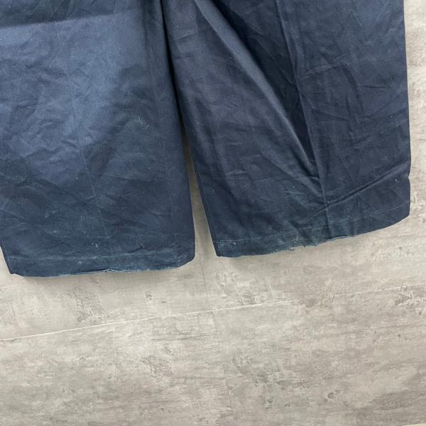 Dickies ディッキーズ ダークネイビー ジップフライ ワークパンツ 36×34 実寸W36in USA 海外輸入 古着 S211208-H204_画像5