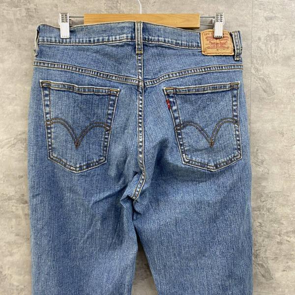 Levi's リーバイス CLASSIC スリム CAPRIS ジップフライ デニムジーンズパンツ ライトブルー 14 実寸W32in 58304-9971 L10285_画像4