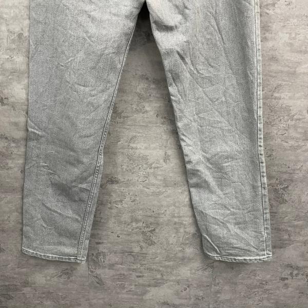 Levi's 540 SIGNATURE FLEX メキシコ製 デニムジーンズパンツ ライトグレー ジップ W38L34 40548-7408 L211216-N045の画像5