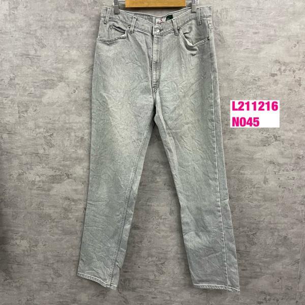 Levi's 540 SIGNATURE FLEX メキシコ製 デニムジーンズパンツ ライトグレー ジップ W38L34 40548-7408 L211216-N045_画像1