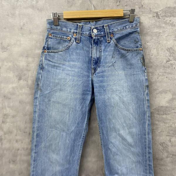 Levi's リーバイス 507 04 デニムジーンズパンツ ライトブルー ジップフライ レディース 28×32 実寸W29in 00507-0403 L10593_画像3