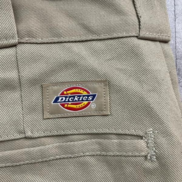 Dickies874 ディッキーズ original ベージュ デザートサンド ジップフライ ワークパンツ 874DS 34×34 実寸W34in S220513-H757_画像3