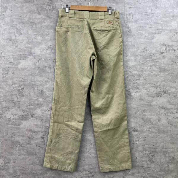 Dickies874 ディッキーズ ベージュ カーキー Original ジップフライ ワークパンツ 30×32 実寸W31in 874KH USA S10341_画像2