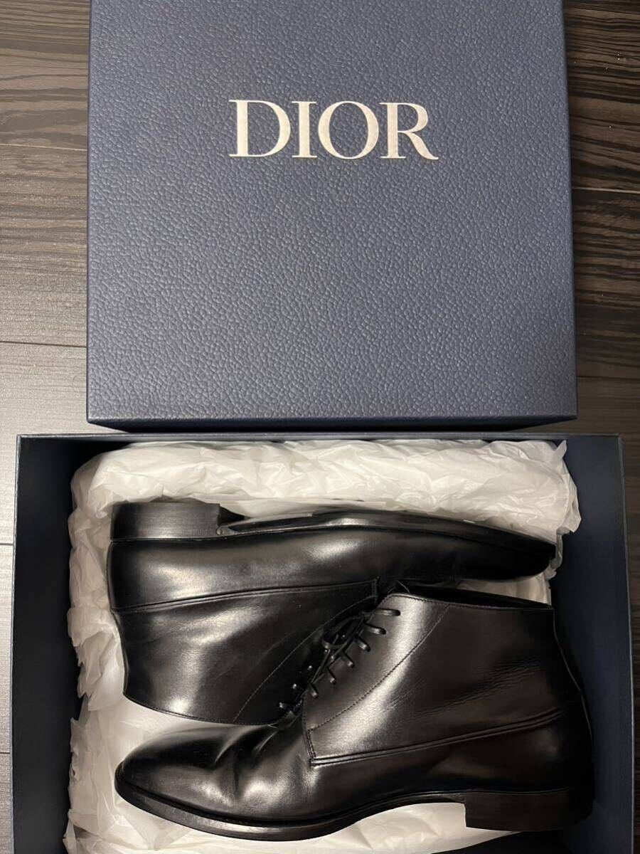 DIOR レザー シューズ ダービー ブーツ dior hommeの画像1