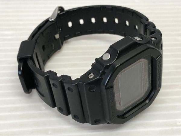 N316-240410-154 カシオ Casio G-SHOCK GW-M5610 腕時計 タフソーラー オールブラック 本体のみ 動作品 【中古品】の画像5