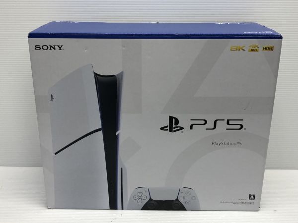 N255-240423-51 PlayStation 5 CFI-2000A01 PS5 1TB ホワイト Slimモデル 【中古品】の画像1