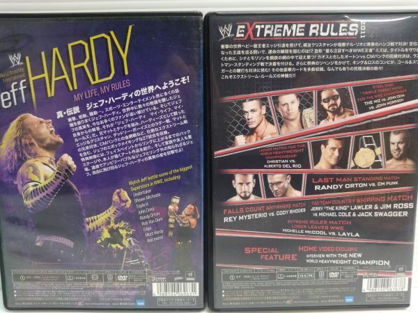 Y321-240428-14 WWE プロレス DVD10タイトルセット 中古品 国内版 日本語字幕入 JSPORTS ジェフ・ハーディ 2005-2011 アメプロ_画像3