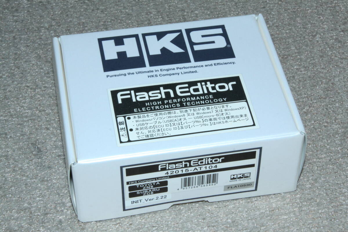 HKS Flash Editor Toyota 86 for 42015-AT104 [NORMAL return ending ]