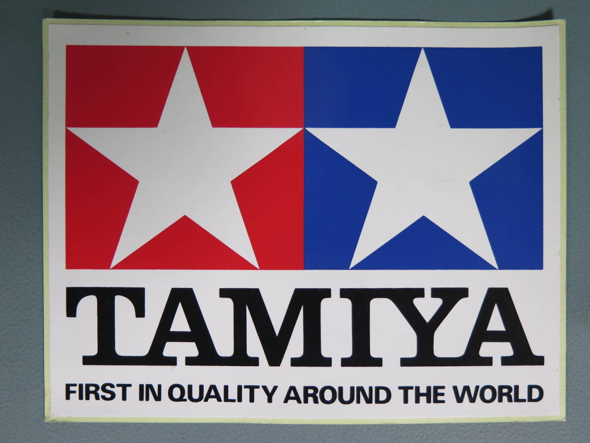 当時物 タミヤ ステッカー 5枚セット TAMIYA first in quality around the world★田宮模型の画像5