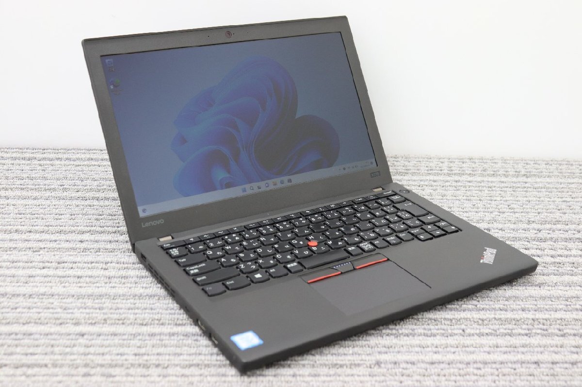 N【i7第7世代】lenovo / ThinkPad X270 / CPU：core i7-7600U@2.80GHz /メモリ：16GB / SSD：128GB / Windows11 Pro_画像1