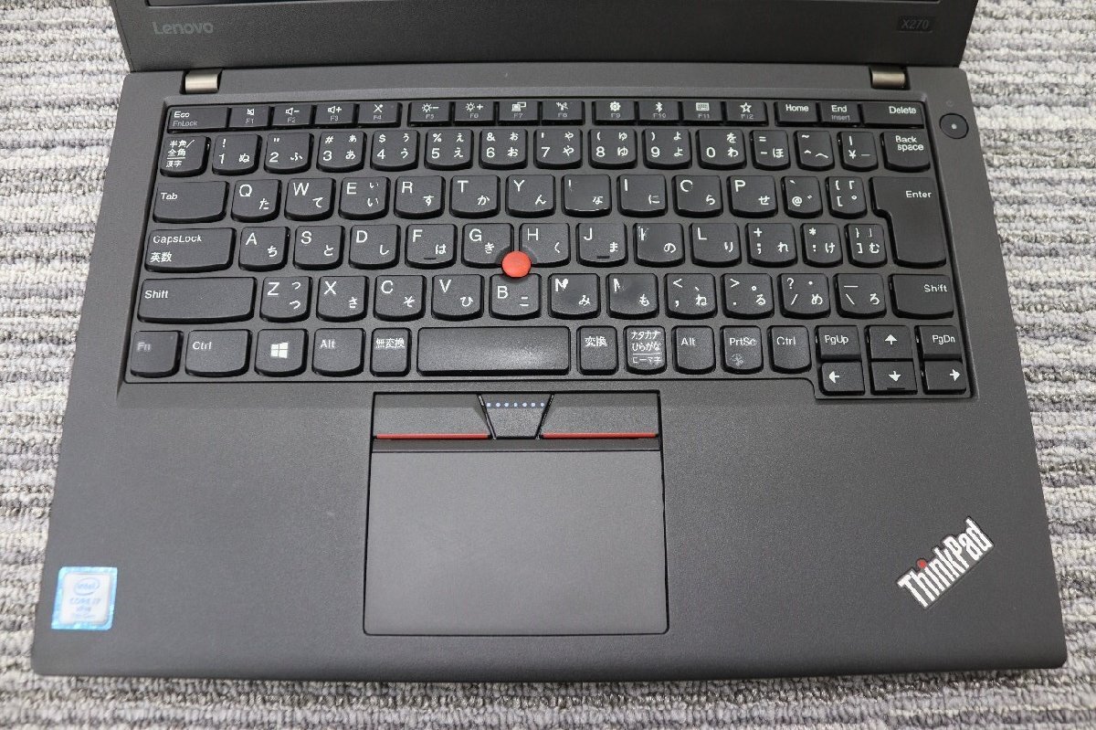 N【i7第7世代】lenovo / ThinkPad X270 / CPU：core i7-7600U@2.80GHz /メモリ：16GB / SSD：128GB / Windows11 Pro_画像2