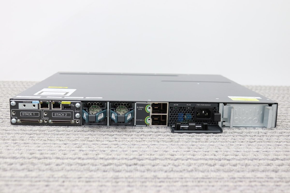 〇【スイッチングハブ】CISCO WS-C3750X-24T-S V06 初期化済の画像3