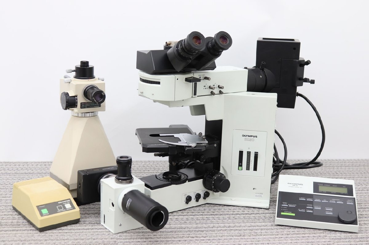 〇【顕微鏡 5点セット】OLYMPUS / PM-10AK PM-20 PM-PB20 BX50F4 WH10x/22x2の画像1