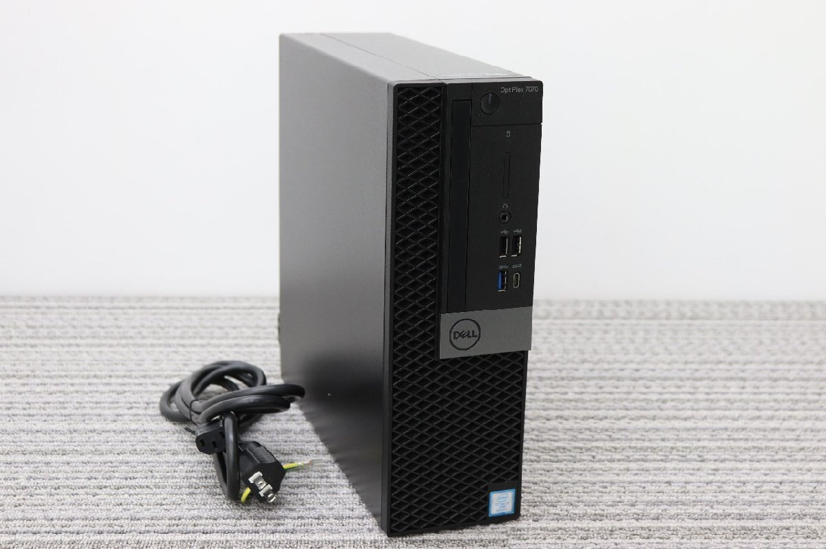 D【i7第8世代 】DELL / Optiplex 7070 / CPU：core i7-8700@3.20GHz / メモリ：16G / SSD：256GB / Windows11Proの画像1