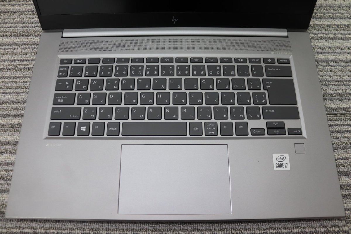 N【ジャンク品】HP / ZBook Studio G7 / CPU：core i7第10世代 / メモリ：不明 / SSD：無の画像2