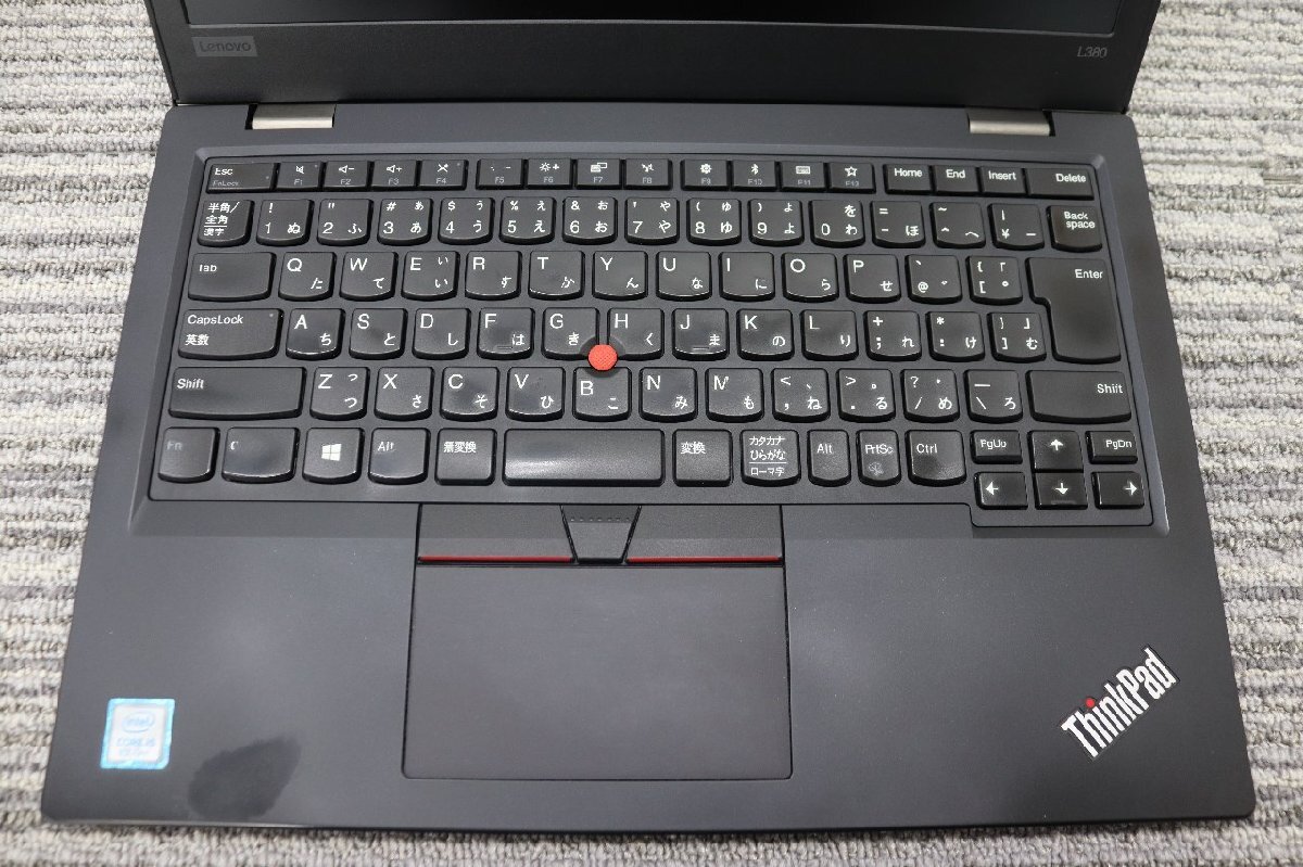 N【ジャンク品】LENOVO / ThinkPad L380 / CPU：i5-第8世代 / メモリ：無 / SSD：無の画像2