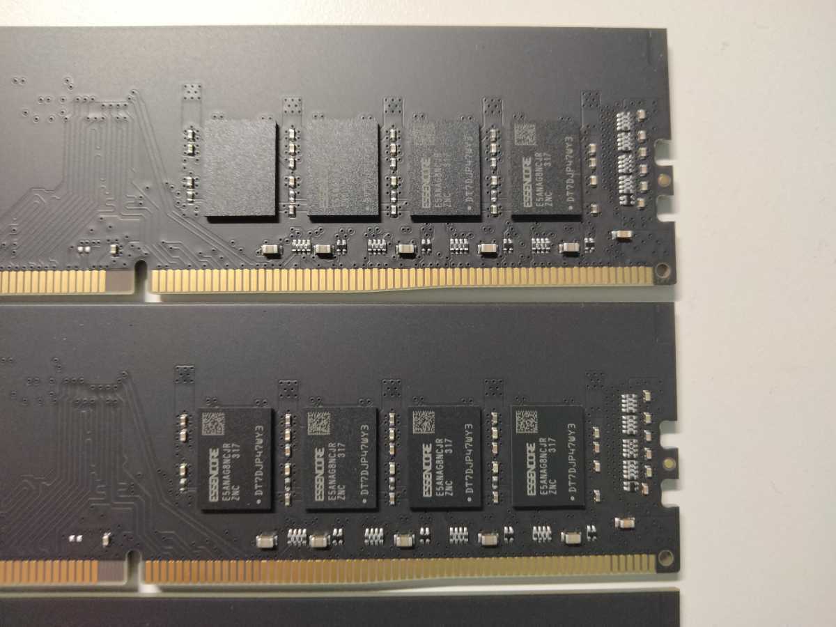 【動作確認済】DDR4 3200 32GB x 4枚 128GB セット ESSENCORE KLEVV デスクトップPC用 メモリ PC4-25600の画像5