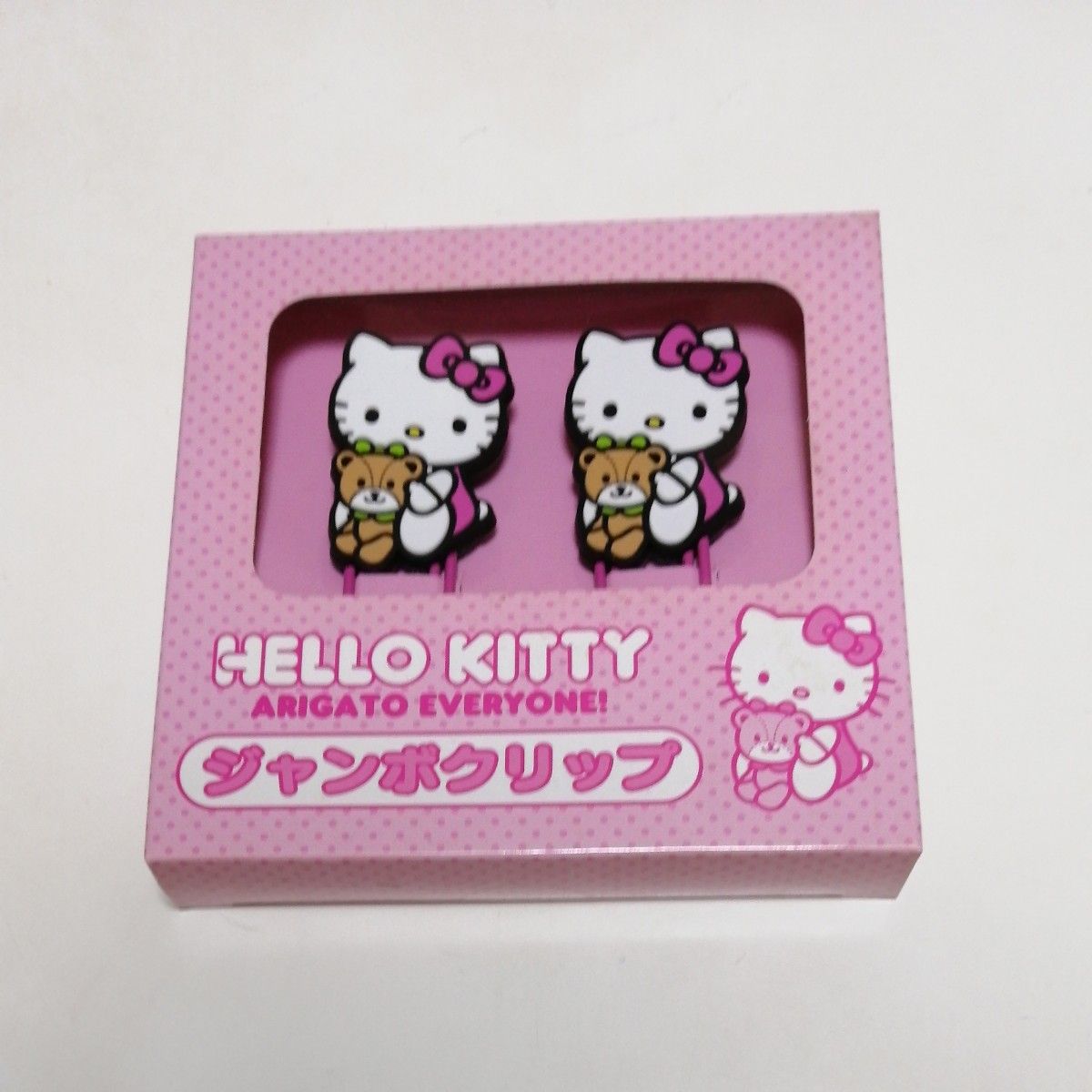 HELLO KITTY☆ジャンボクリップ☆多目的ケース☆圧縮袋まとめ売り