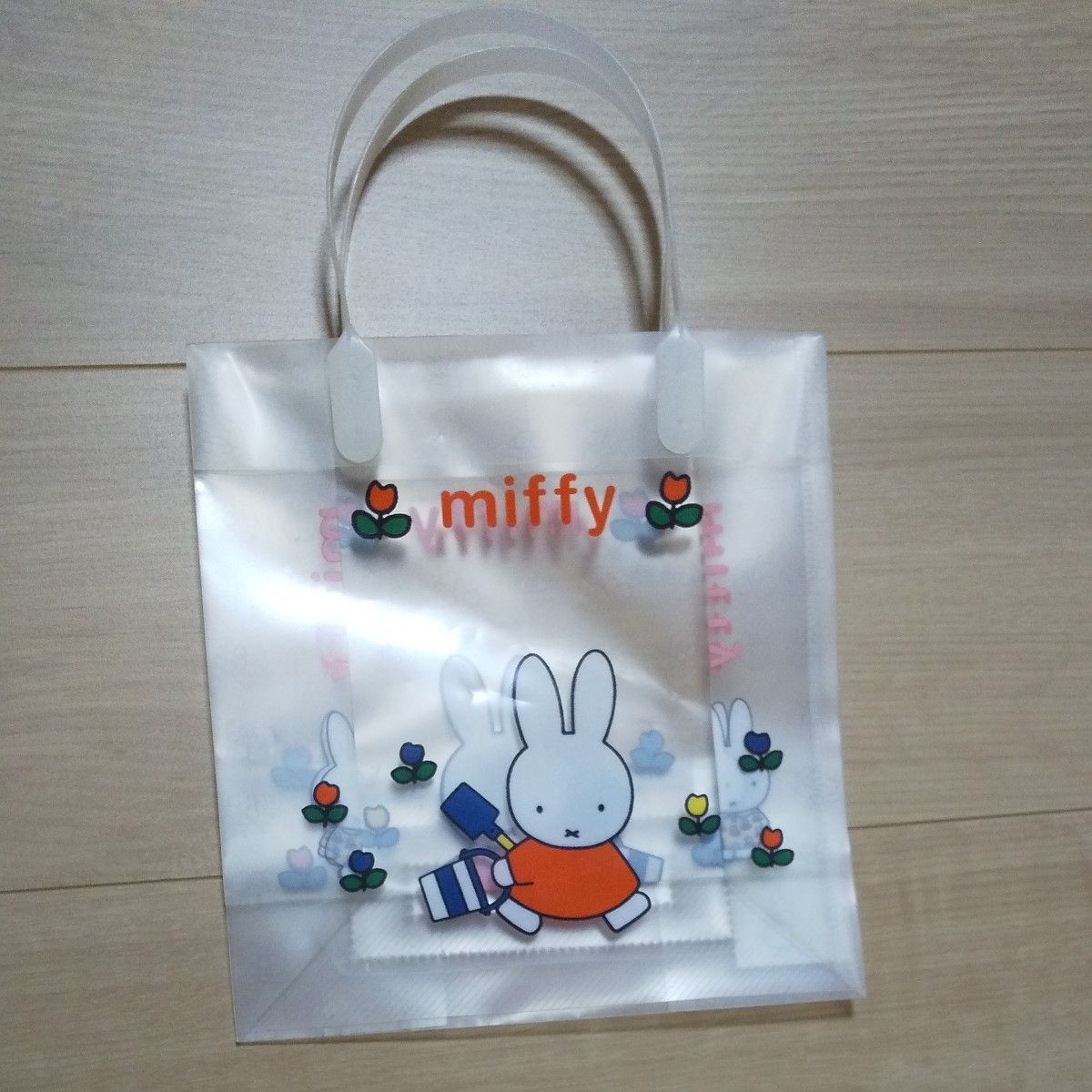 ディックブルーナmiffyミッフィーPPバッグビニールバッグ手提げバッグサブバッグランチバッグお弁当プレゼントバッグショップ袋付き