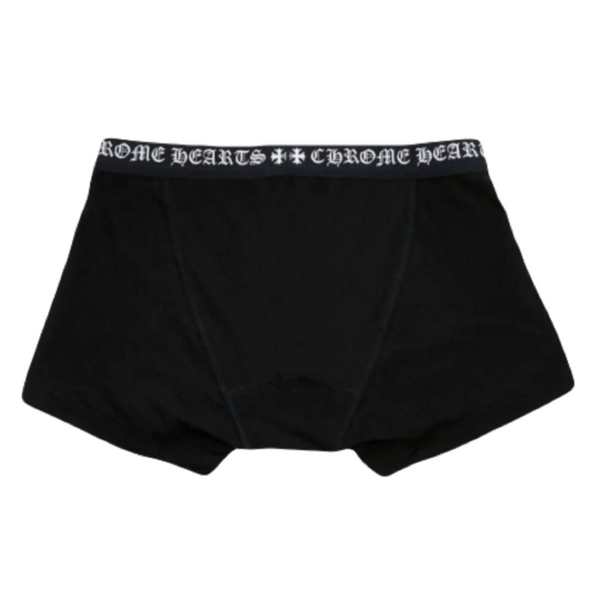 新品未使用】クロムハーツ ボクサーパンツ ブラック M 新品未使用】クロムハーツ ボクサーパンツ ブラック M