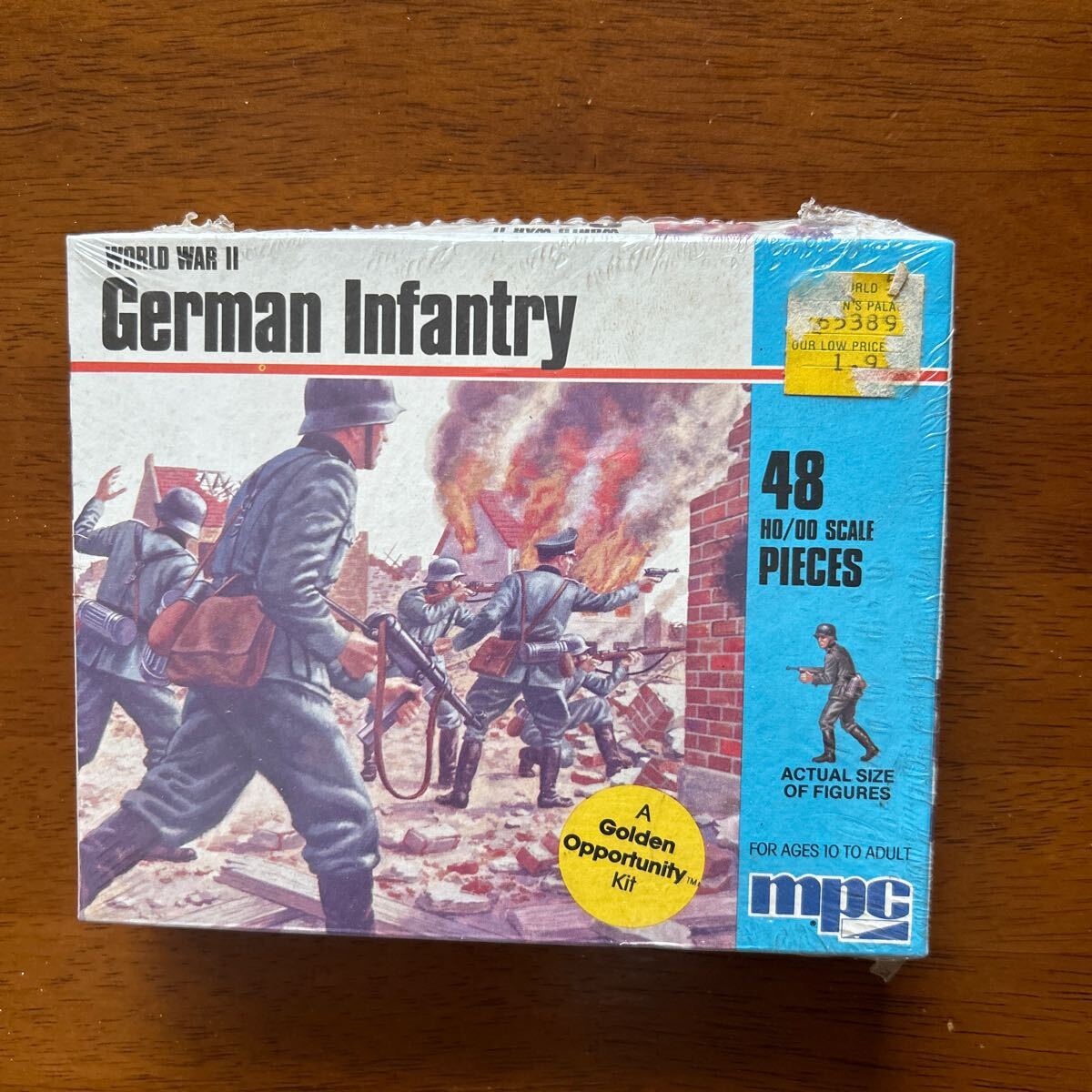 mpc(=Airfix) HO/OO German InfantryドイツwwII(シュリンク封印)未組立 プラモデル_画像1