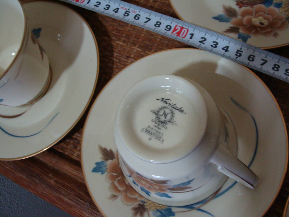 ヴィンテージ NORITAKE ノリタケ MANTIGO カップ&ソーサー6客 ヴィンテージ NORITAKE ノリタケ MANTIGO カップ&ソーサー6客