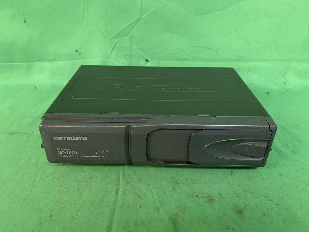 KQ014 中古 カロッツェリア carrozzeria パイオニア Pioneer 6連奏 CDチェンジャー CDX-FM675 マガジンなし 動作保証の画像2