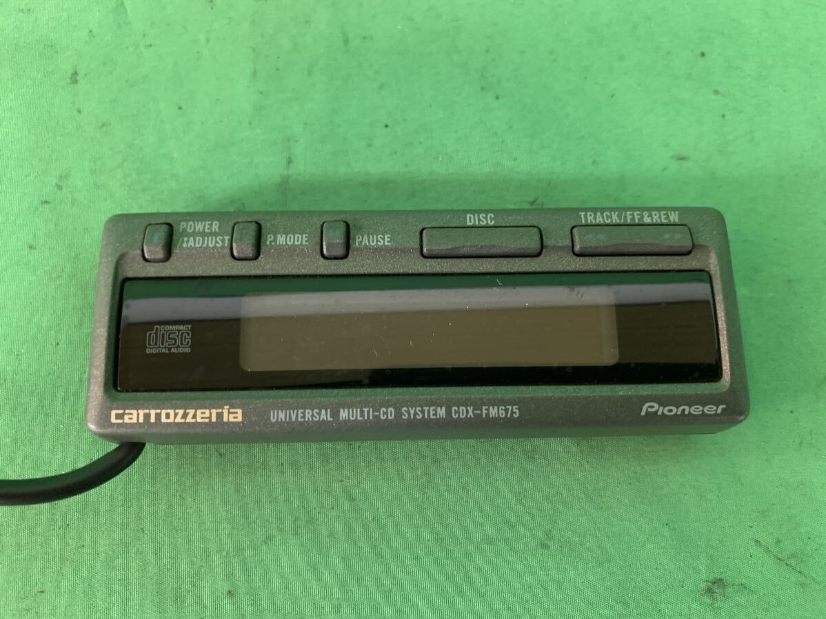 KQ014 中古 カロッツェリア carrozzeria パイオニア Pioneer 6連奏 CDチェンジャー CDX-FM675 マガジンなし 動作保証の画像9